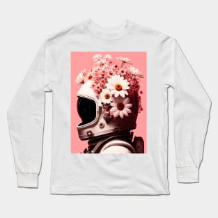 Floral Astronaut Long Sleeve T-Shirt